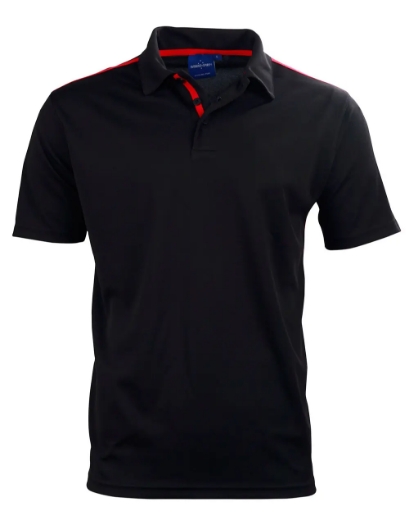 Picture of Winning Spirit, Mens Rapid Cool S/S Contrast Polo